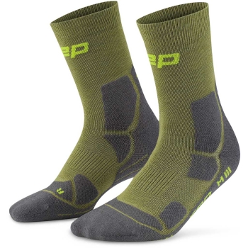 CEP Hiking Mid Cushion Sock, Mid Cut Men III (39-42) / olive/grey