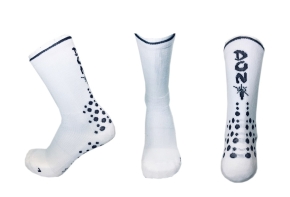 DONI-Sportsocken mit Silicon-Dots unisex weiß-schwarz / 45 - 47+