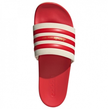 Adidas Adilette Comfort Herren 47 / rot - weiß