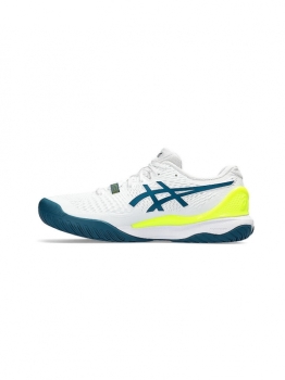 Asics Gel-Resolution 9 Herren 46 / weiß-grün
