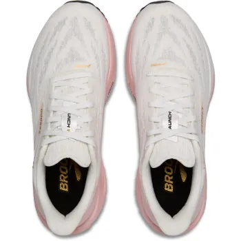 Brooks Launch 11 Damen 42 / white/gold/pink