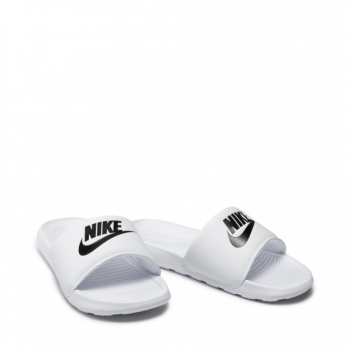 Nike Victori One Slide Damen 40,5 / weiß-schwarz