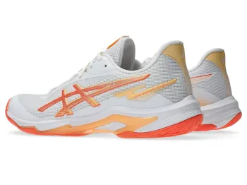Asics Netburner Ballistic FF 4 Damen 40 / white/vivid coral