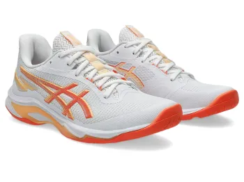 Asics Netburner Ballistic FF 4 Damen 40 / white/vivid coral