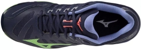 Mizuno Wave Voltage Herren 45 / dunkelblau-grün