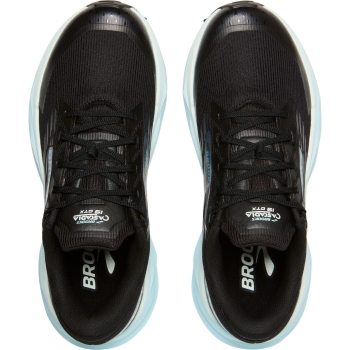 Brooks Cascadia 19 GTX Damen 39 / black/ebony/blue flower
