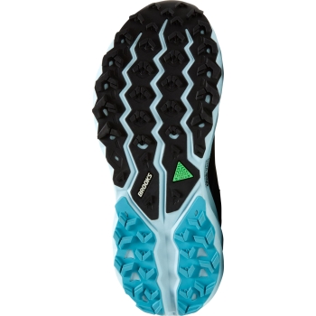 Brooks Cascadia 19 GTX Damen 39 / black/ebony/blue flower