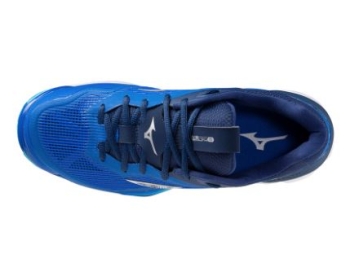 Mizuno Wave Stealth 6 Herren blau-weiß / 46