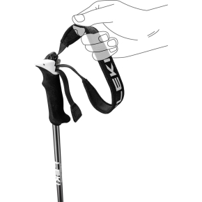 LEKI Elite Lady Skistöcke anthrazit / 115 cm