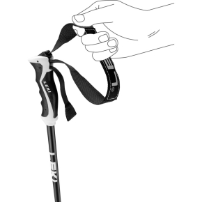 LEKI Neolite Skistöcke 120 cm / schwarz-gelb