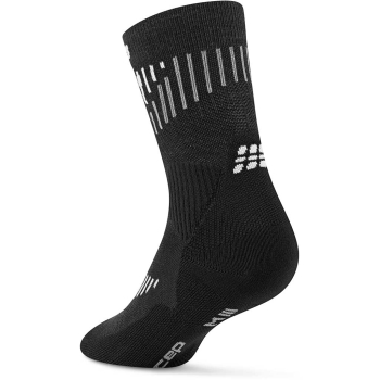 CEP Core Run MERINO Socks 3.0 Mid Cut Damen black/white / II (34-37)
