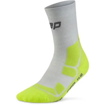 CEP Hiking Mid Cushion Sock, Mid Cut Women II (34-37) / grey/acid lime