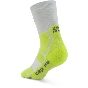 CEP Hiking Mid Cushion Sock, Mid Cut Women II (34-37) / grey/acid lime