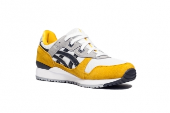 Asics Gel-Lyte III OG Herren Sneaker weiss-gelb-grau  Gr. 41,5