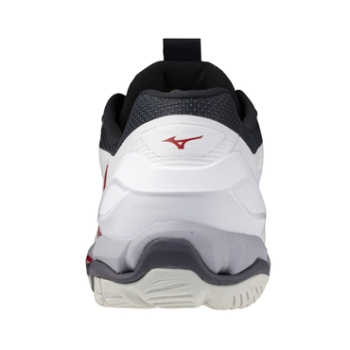 Mizuno Wave Stealth 6 Herren 41 / weiss-rot