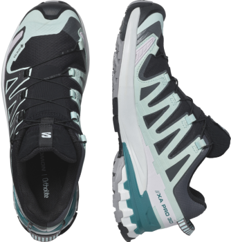 Salomon XA Pro 3D V9 GTX W Damen 37 1/3 / black/bleached aqua/harbor blue