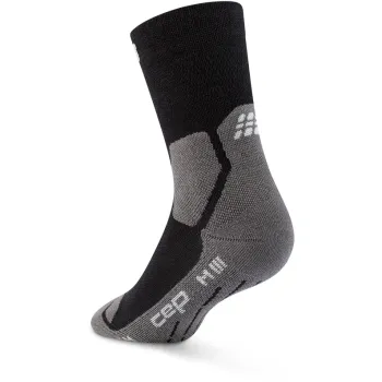 CEP Hiking Light Cushion Socks, Mid Cut Men III / black/grey