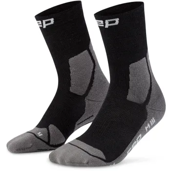 CEP Hiking Light Cushion Socks, Mid Cut Men III / black/grey