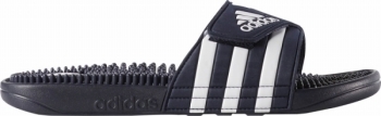 Adidas Adissage blau Herren Gr. 13, 48 2/3