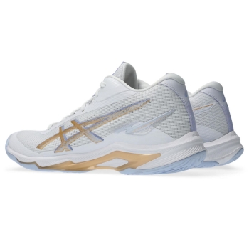 Asics Netburner Ballistic FF MT 4 Damen 40,5 / white/champagne