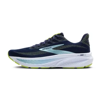Brooks Ghost 17 Herren 45 / peacoat/lime/blue