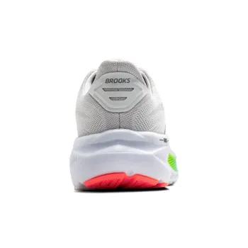 Brooks Ghost 17 Herren 43 / white/pink clay/gecko