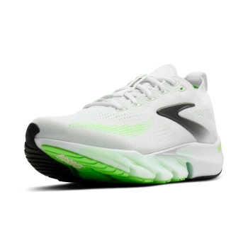 Brooks Glycerin Flex Herren 42,5 / white/green gecko/phantom