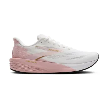 Brooks Launch 11 Damen 42 / white/gold/pink