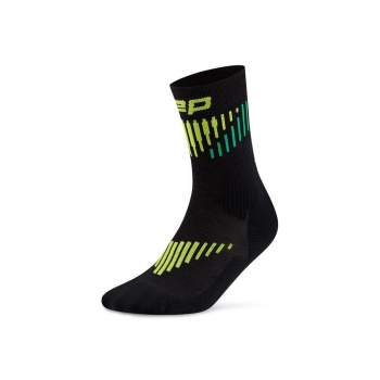 CEP Core Run MERINO Socks 3.0 Mid Cut Herren grey/white / IV (42-45)