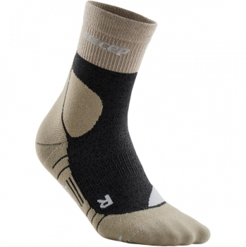 CEP Hiking Merino Mid Cut Socken Damen dunkelgrün / III