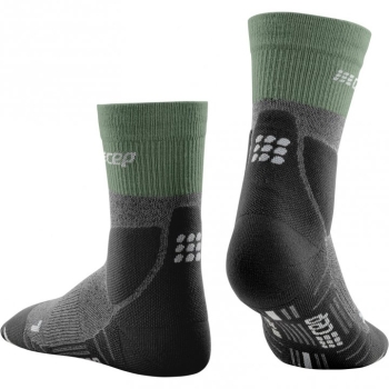 CEP Hiking Merino Mid Cut Socken Damen II / grün/grau