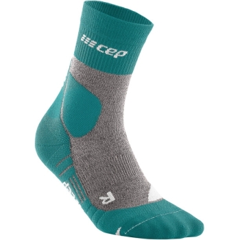 CEP Hiking Merino Mid Cut Socken Damen dunkelgrün / IV