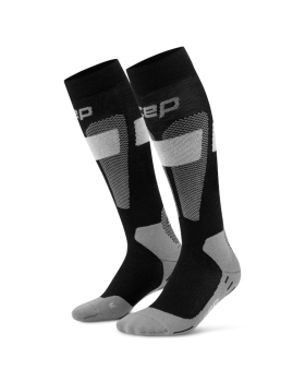 CEP Ski Merino Socks, Tall 3.0 Men III / black/grey
