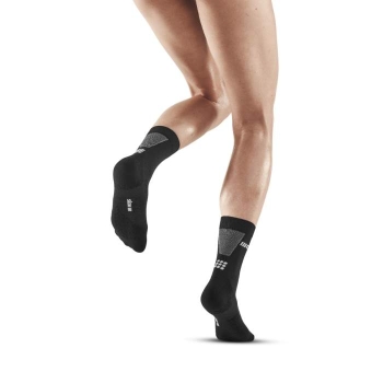 CEP Ultralight Socks Mid Cut Damen IV / schwarz-grau