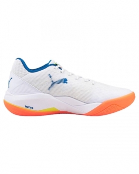 Puma Eliminate Power Nitro Herren 44,5 / weiss-blau-orange
