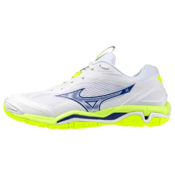 Mizuno Wave Stealth 6 Unisex 45 / white/lightning yellow/dazzlin