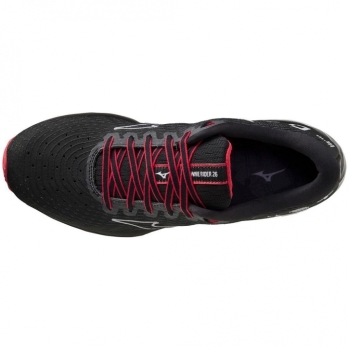 Mizuno Wave Rider 26 SSW Herren 45 / schwarz-weiß-rot