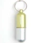 Munkees Waterproof Capsule - Schlüsselanhänger - large türkis / Metall