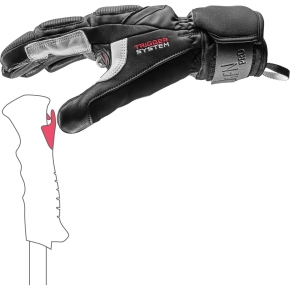 LEKI Griffin Pro 3D Herren 10 / schwarz/weiß