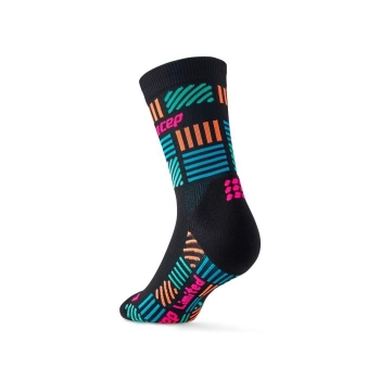 CEP The Run Limited Mid Cut Socks Damen IV (Gr. 40-43) / black/neon pink