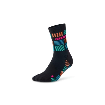 CEP The Run Limited Mid Cut Socks Damen IV (Gr. 40-43) / black/neon pink
