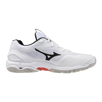 Mizuno Wave Stealth 6 Unisex 41 / white/black/fiery red