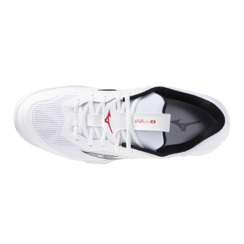 Mizuno Wave Stealth 6 Unisex 41 / white/black/fiery red