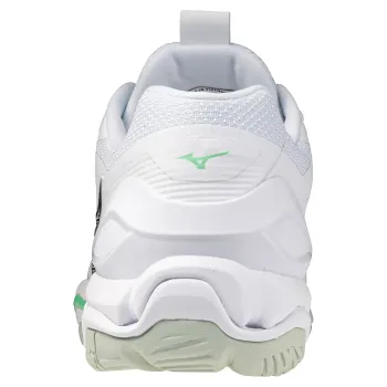 Mizuno Wave Stealth 6 Herren 41 / white/black/frozen emerald