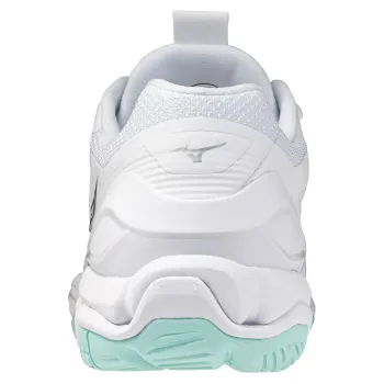 Mizuno Wave Stealth 6 Damen 40 / white/blue/tint